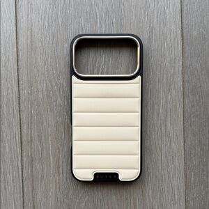 Burga Butter Yellow iPhone 17 Pro Max Quilted Case